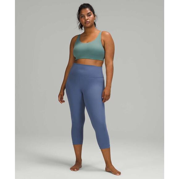 Lululemon Wunder Under High-Rise Crop 21" Leggings Luxtreme Water Drop sz 6 - Picture 1 of 6